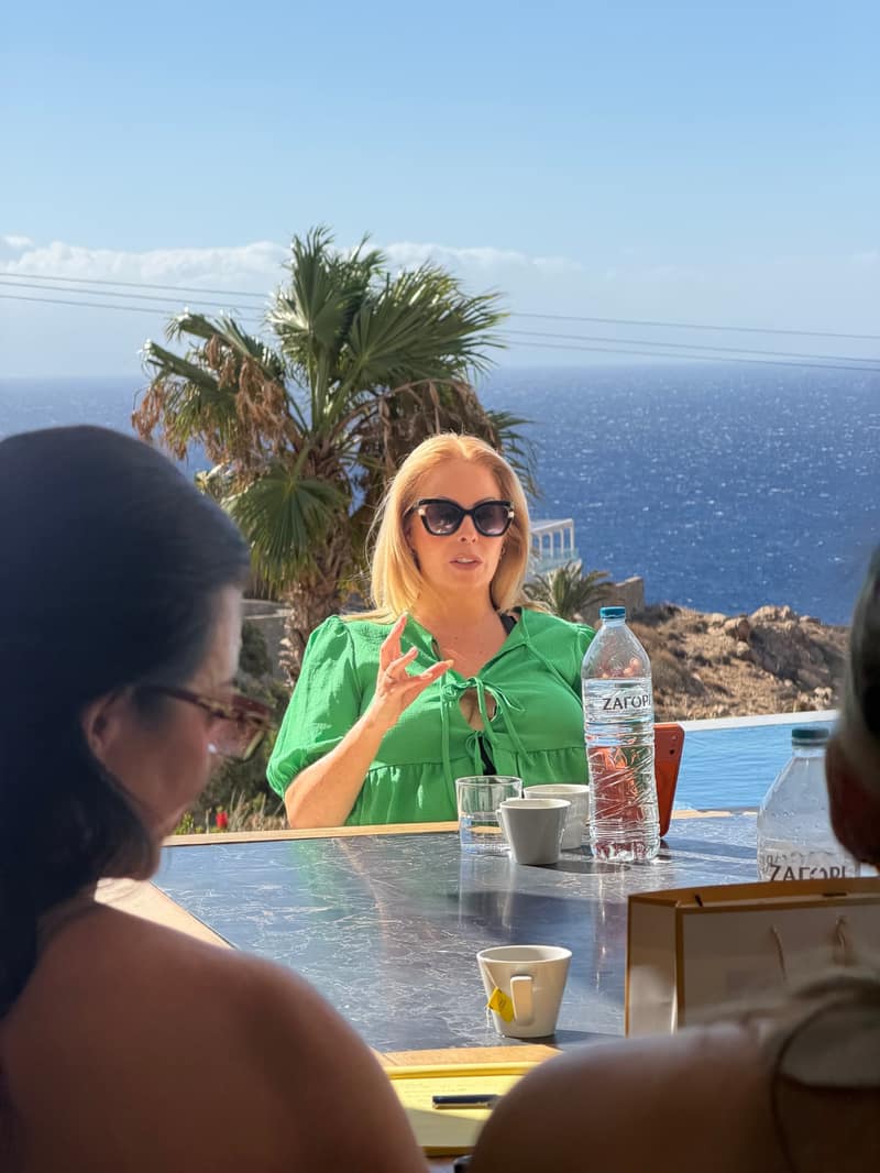 Dawn McGruer coaching founders during a retreat strategy session